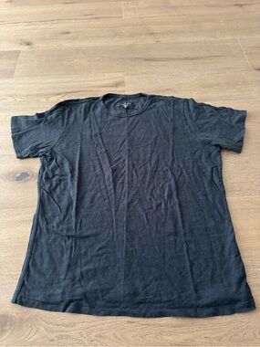 rag & bone Black Short-Sleeve Crewneck Tee